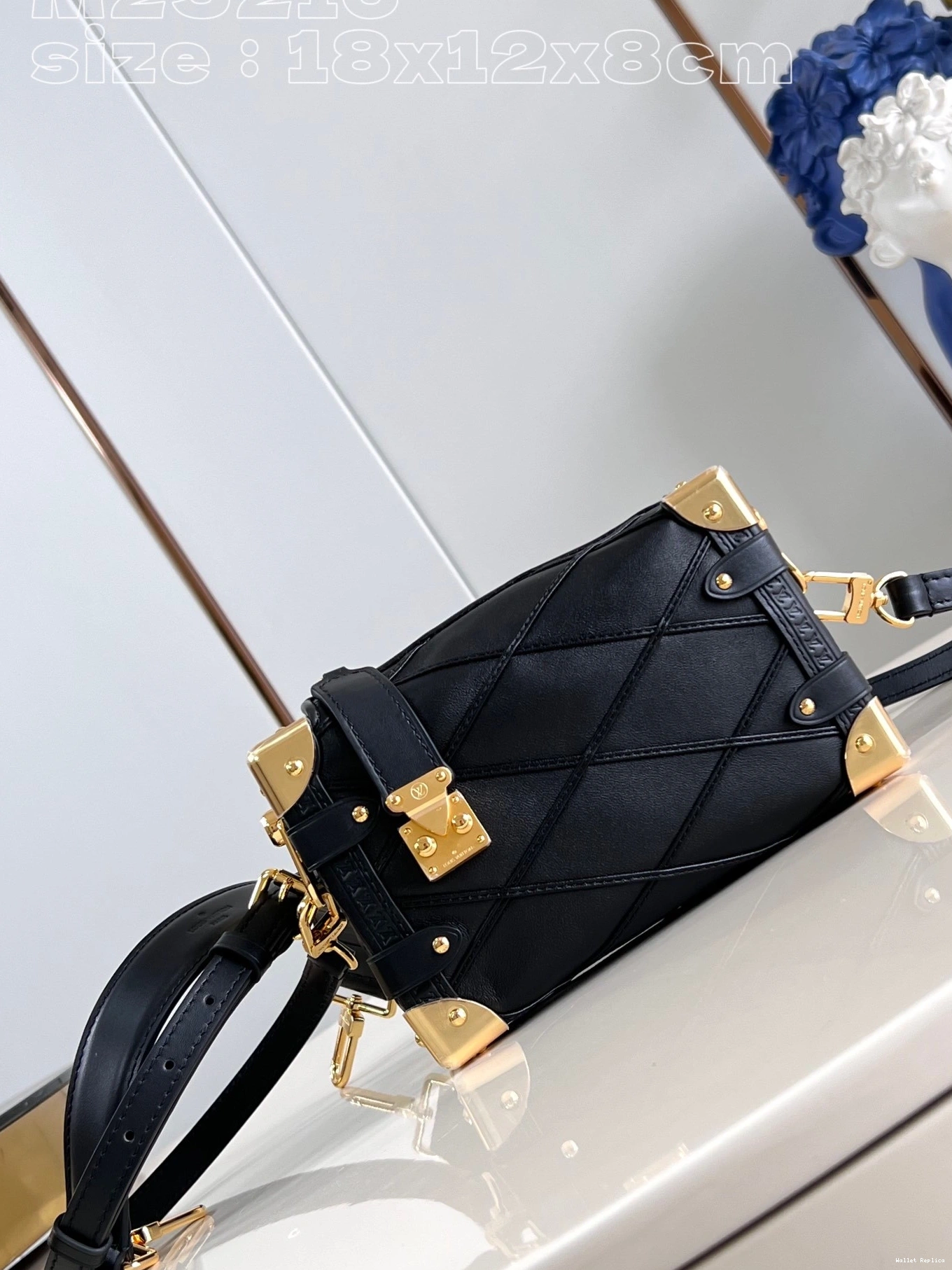 Cheap LOUIS VUITTON PM-18*12.5*8CM Trunk Side 0817